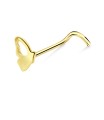 Butterfly Wing Curved Nose Stud NSKZ-1768